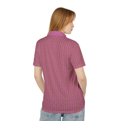 I Hit Greens - Pink Taco Family - Print Golf Shirt