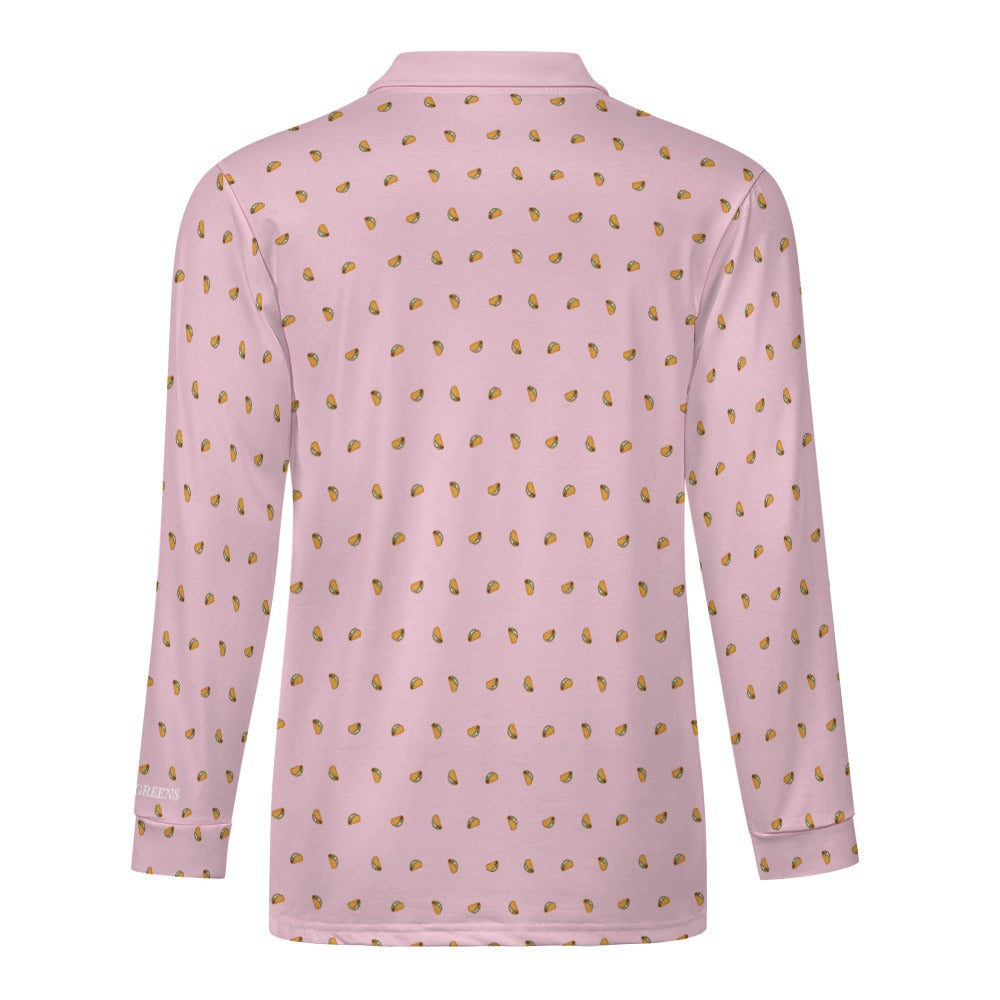 I Hit Greens - Pink Taco - 1/4 Zip Pullover