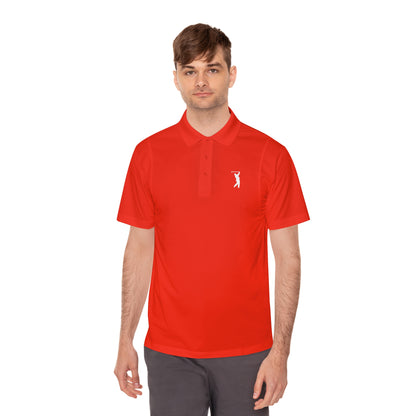 I Hit Greens - 'Swingman' - Embroidered Golf Polo