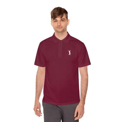 I Hit Greens - 'Swingman' - Embroidered Golf Polo