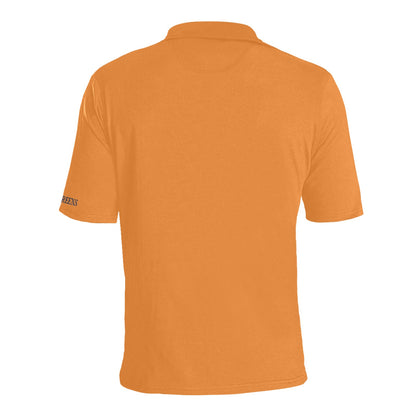 I Hit Greens - Standard Orange Golf Polo