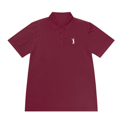 I Hit Greens - 'Swingman' - Embroidered Golf Polo