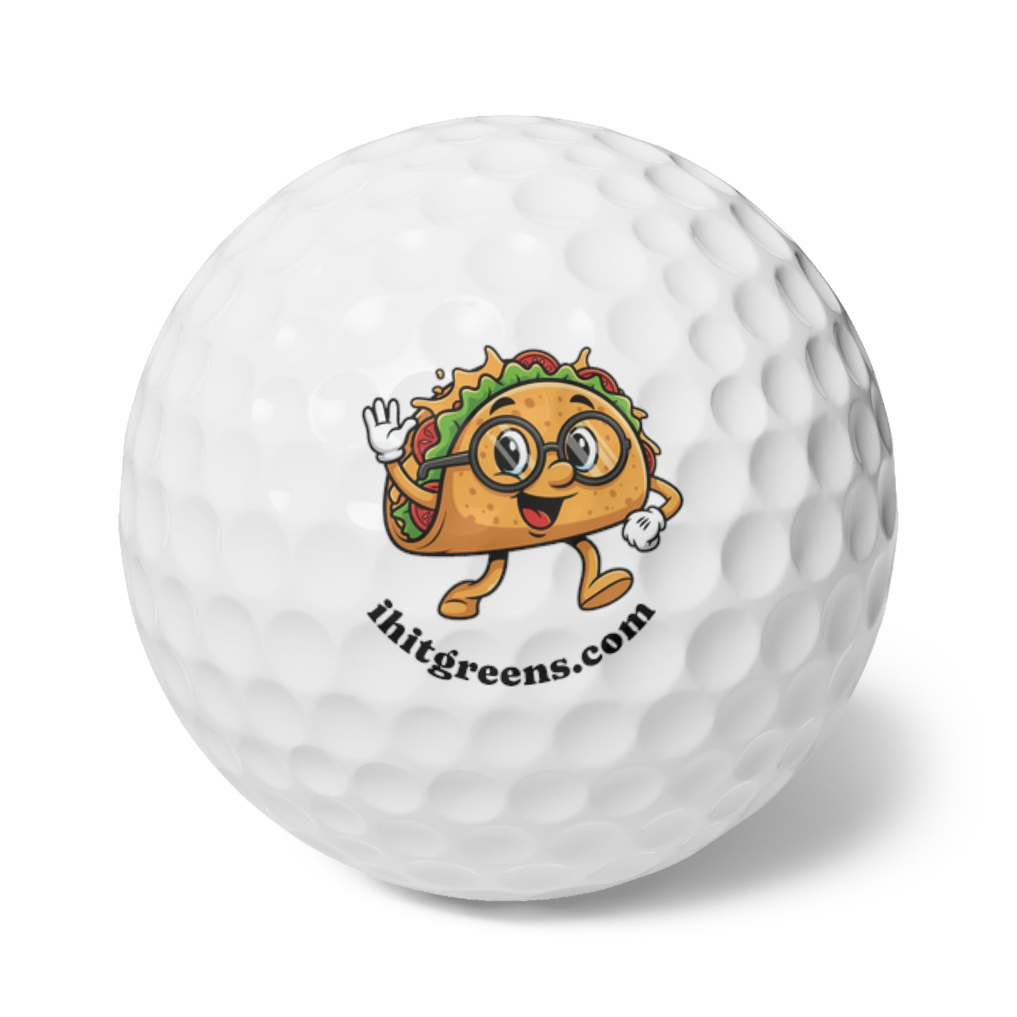 I Hit Greens - Taco Nerd Golf Balls