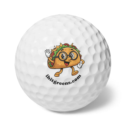 I Hit Greens - Taco Nerd Golf Balls