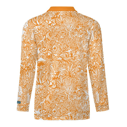 Magic Mushroom Zipper Long Sleeve - Amber
