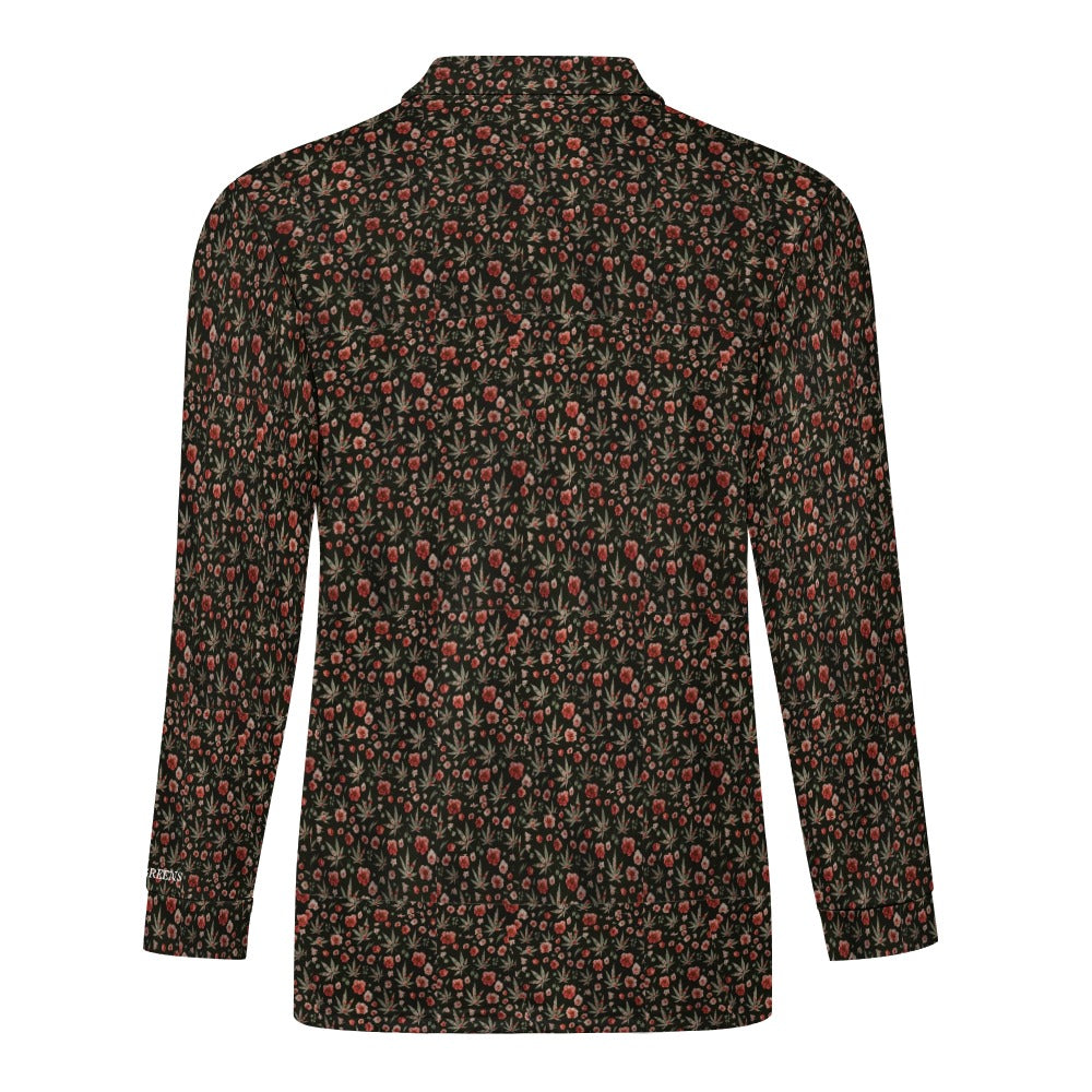 I Hit Greens - Roses are Green - 1/4 Zip Pullover
