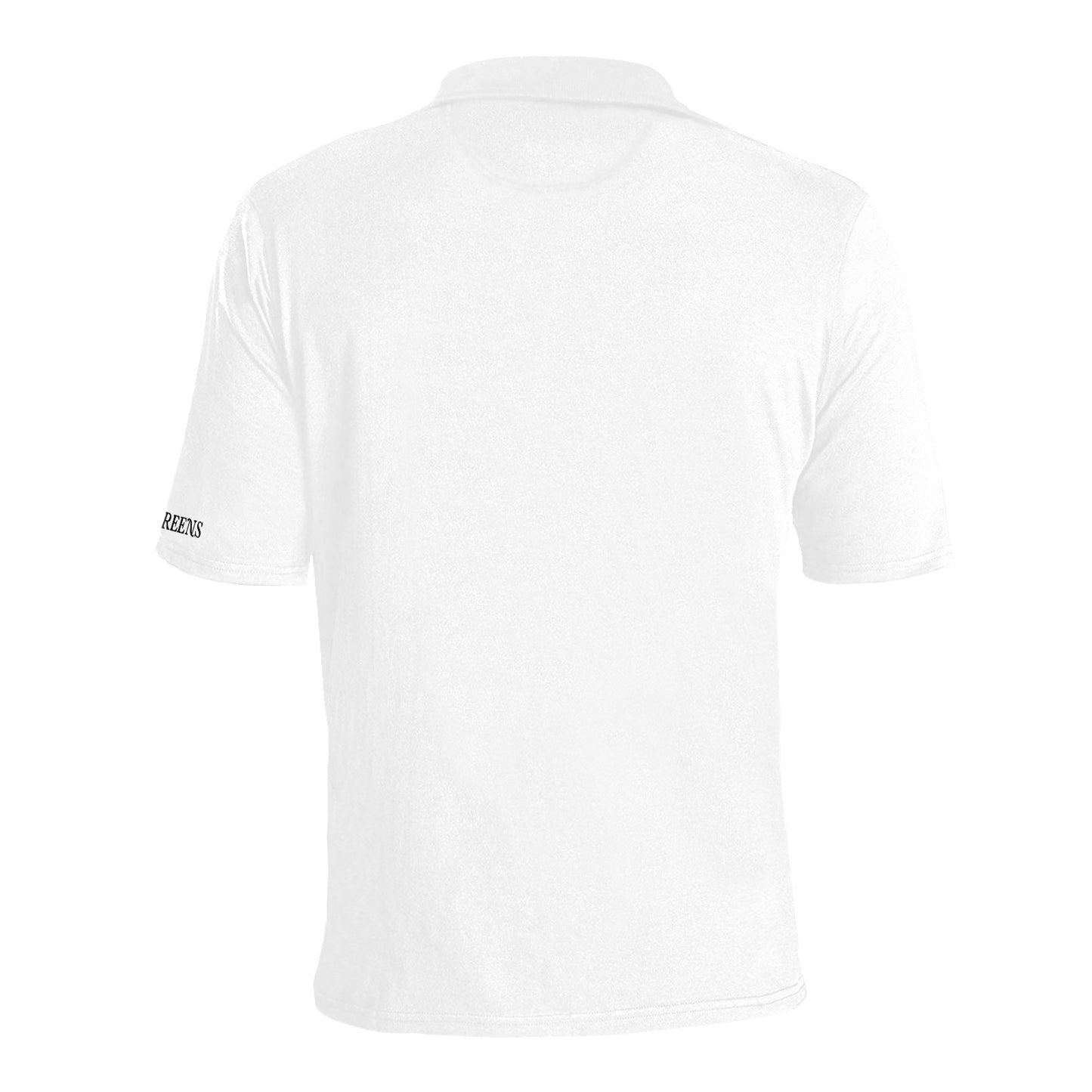 I Hit Greens - Standard White Golf Polo