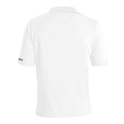 I Hit Greens - Standard White Golf Polo