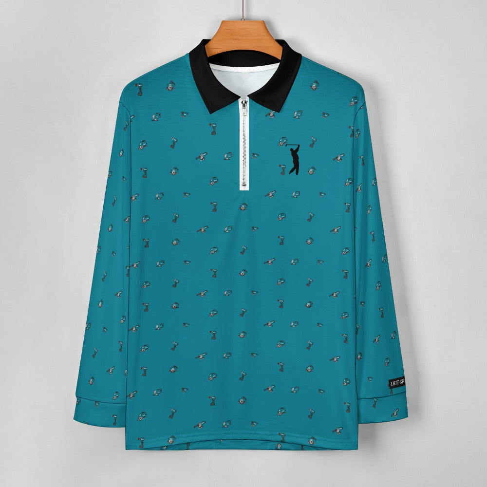 I Hit Greens - Makita Tools - 1/4 Zip Pullover