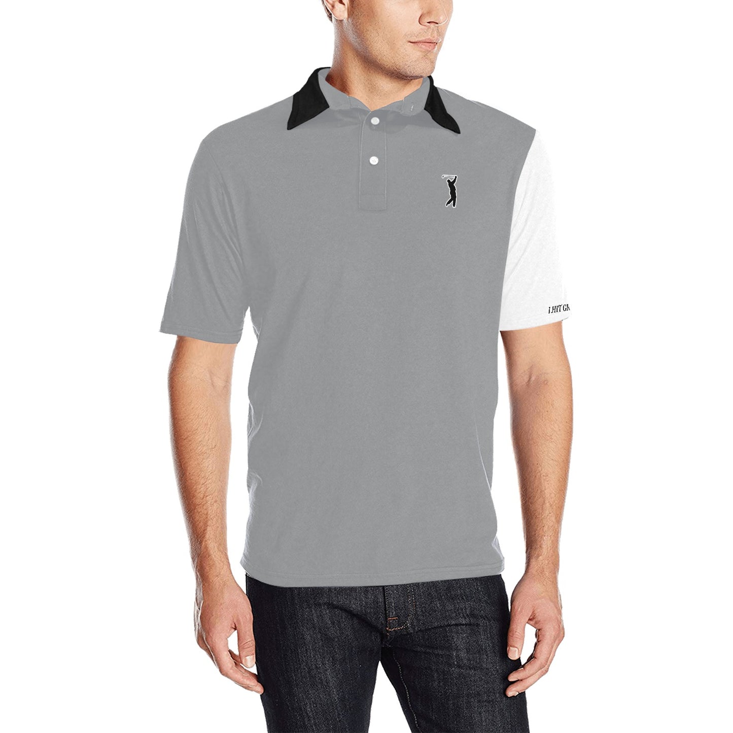 GOAT WhiteSox Colorblock Golf Polo