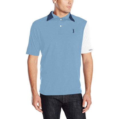 GOAT UNC Colorblock Golf Polo