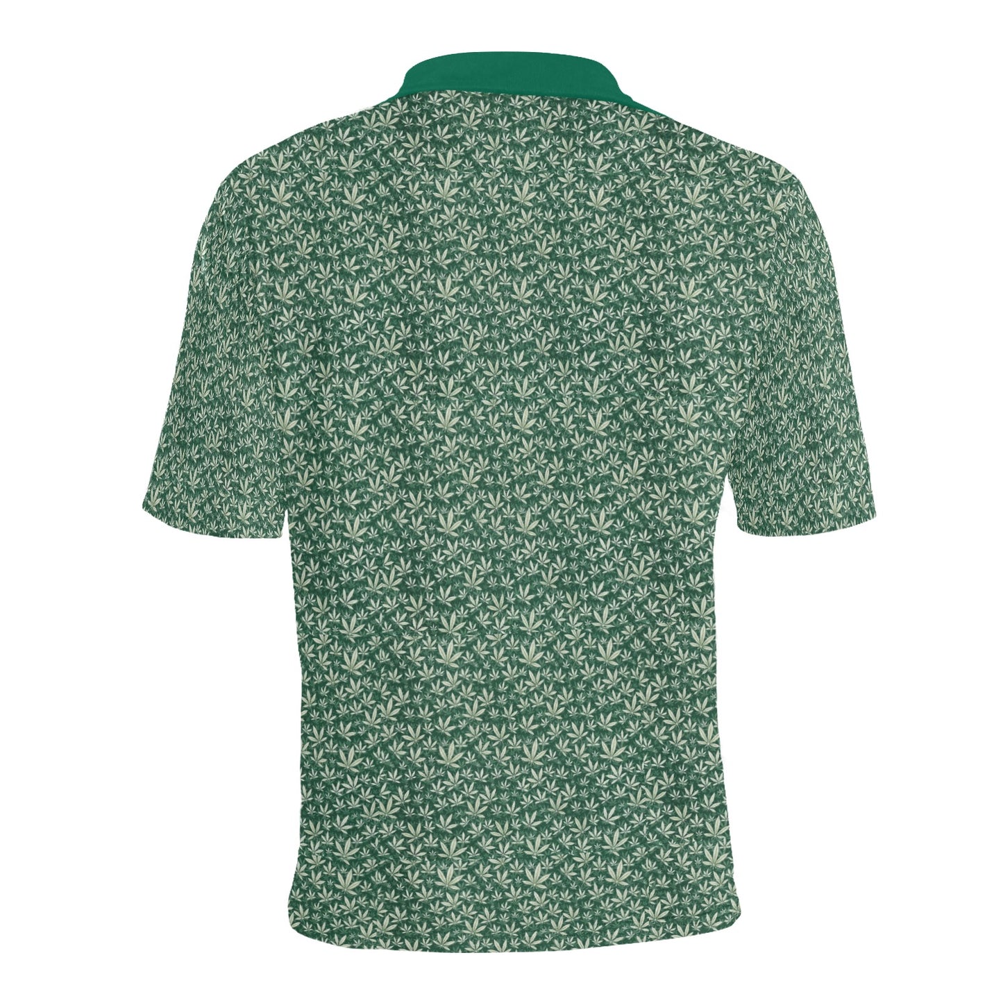 I Hit Greens - OG Green Leaf - Golf Polo