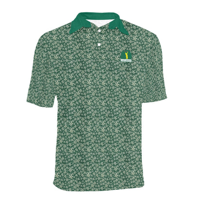 I Hit Greens - OG Green Leaf - Golf Polo