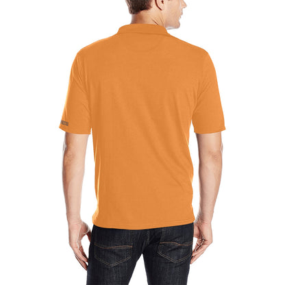 I Hit Greens - Standard Orange Golf Polo