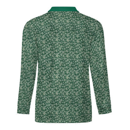 I Hit Greens - OG Green Leaf - 1/4 Zip Pullover