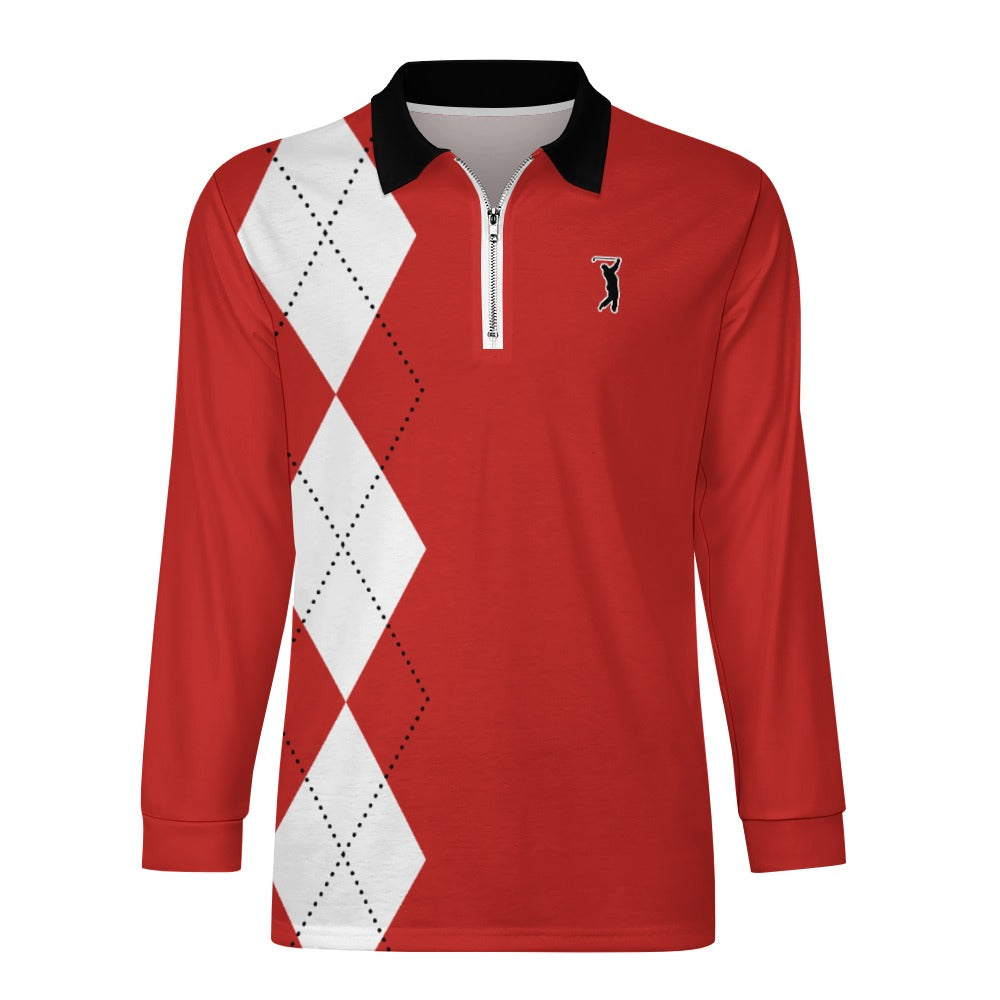 Swingman "GOAT Series" - Windy City Argyle Zipper Long Sleeve