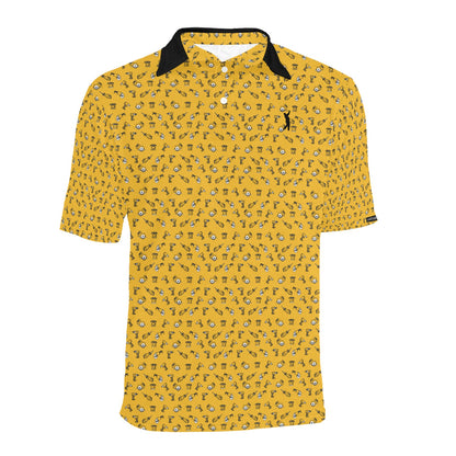 I Hit Greens - Dewalt Tools - Golf Polo