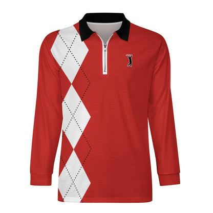Swingman "GOAT Series" - Windy City Argyle Zipper Long Sleeve