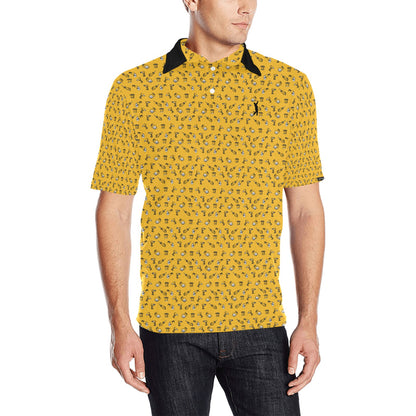 I Hit Greens - Dewalt Tools - Golf Polo