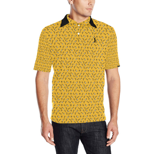 I Hit Greens - Dewalt Tools - Golf Polo
