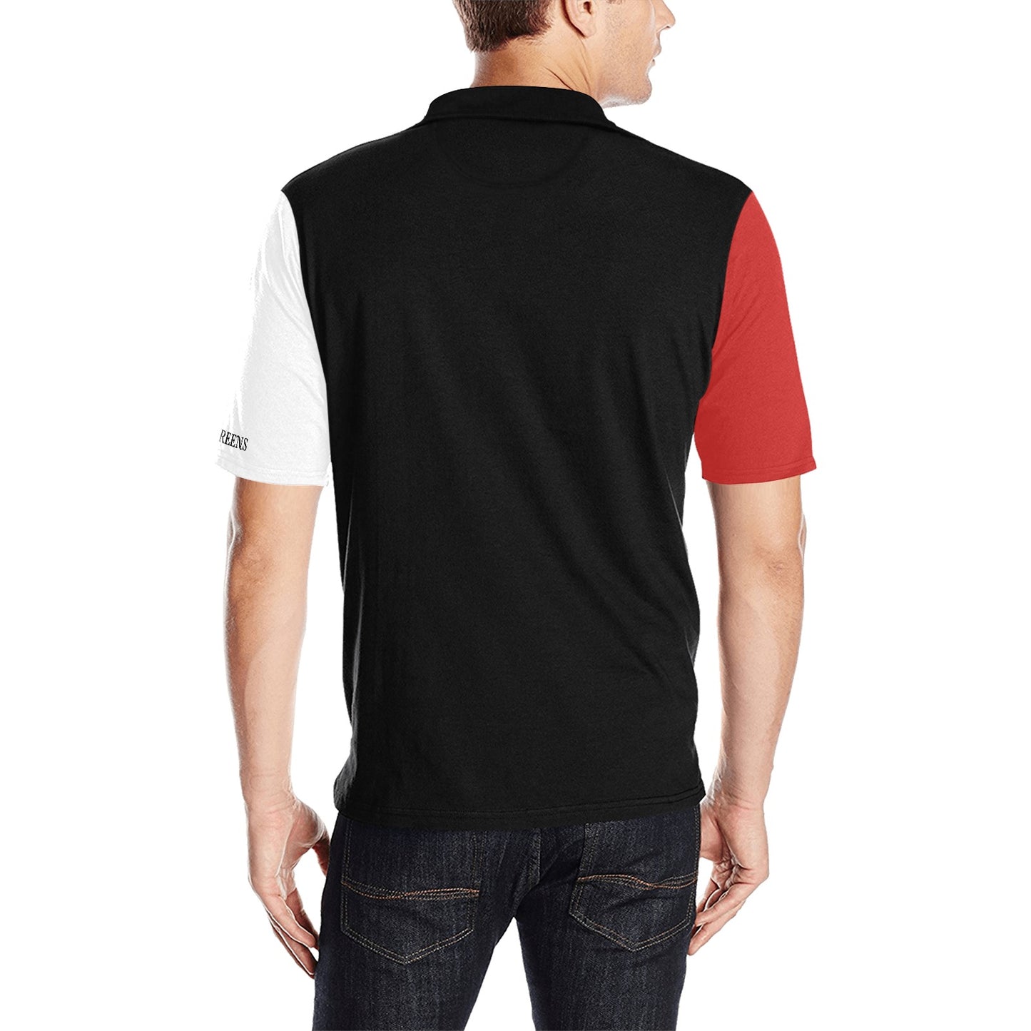 GOAT Bulls Colorblock Golf Polo