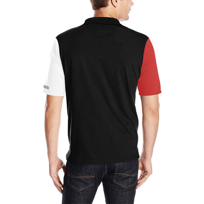 GOAT Bulls Colorblock Golf Polo