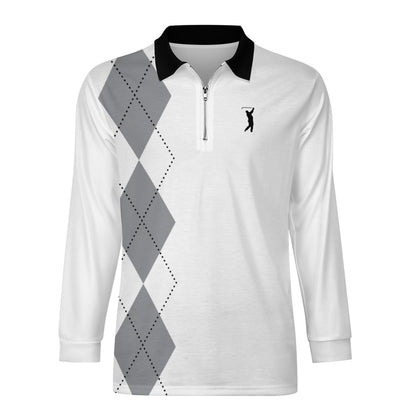 Swingman "GOAT Series" - White Sox Argyle Zipper Long Sleeve
