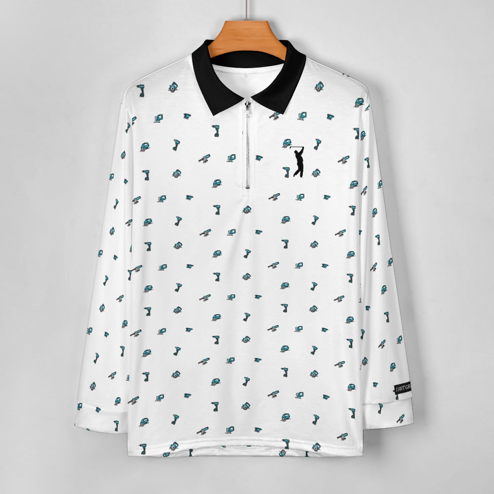 I Hit Greens - Alternate Makita Tools - 1/4 Zip Pullover