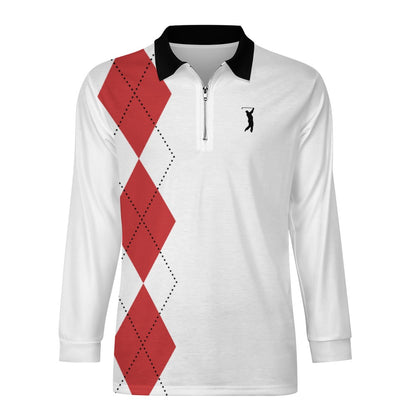 Swingman "GOAT Series" - Windy City Argyle Zipper Long Sleeve