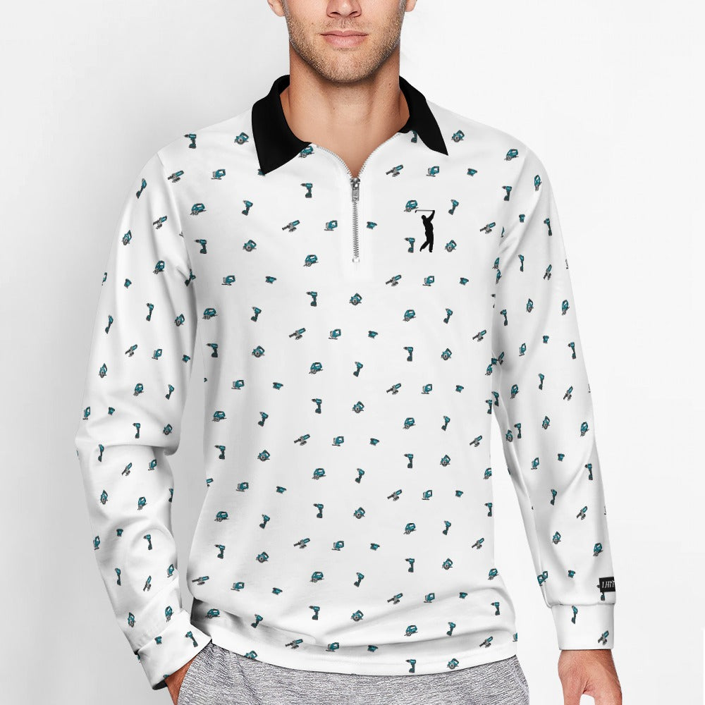 I Hit Greens - Alternate Makita Tools - 1/4 Zip Pullover