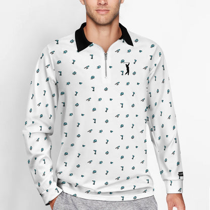 I Hit Greens - Alternate Makita Tools - 1/4 Zip Pullover