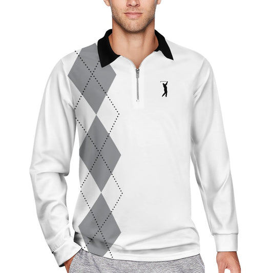 Swingman "GOAT Series" - White Sox Argyle Zipper Long Sleeve