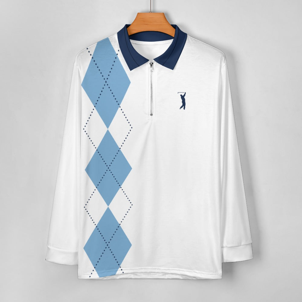 Swingman "GOAT Series" -  UNC Argyle 1/4 Zip Pullover