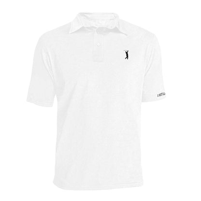 I Hit Greens - Standard White Golf Polo